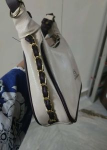 Stylish Cream Shoulder Bag