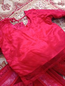 Stunning Pink Embroidered Lehenga Set