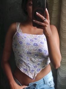 Cute Top With A Bow At The Back
