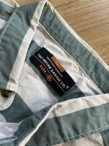 The Indian Garage Co Men's Striped Short Sleeve Sh