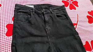 Dark Gray Denim Jeans