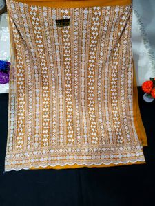 Georgette Chicken Work Material