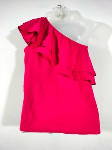 Pink One Shoulder Tops (Women's)