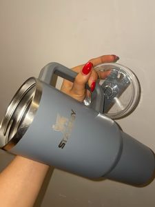 Stanley Tumbler with Handle and Straw