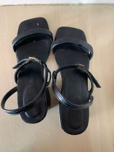 Black Ankle Strap Sandals