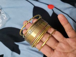 Anti-tarnish Ethnic Bangles Set