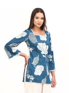 Floral Print short Kurta