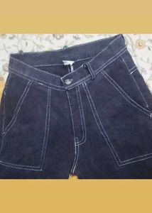 Men's Black Cargo Jeans