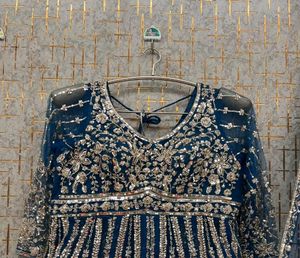 Exquisite Blue Embellished Lehenga Choli