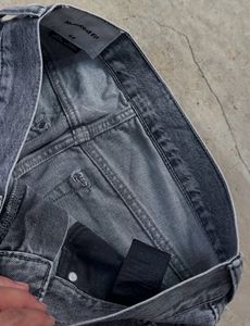 H&amp;M Grey Straight Jeans