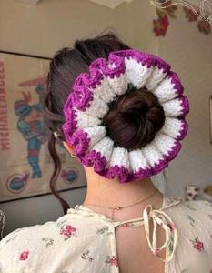 Handmade Crochet Scrunchies | Set of 4