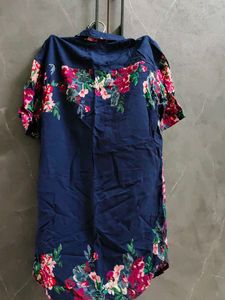 Floral Print Button-Up Shirt