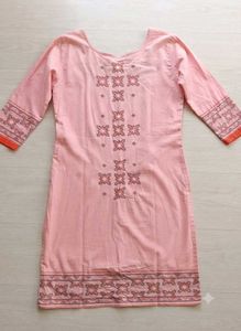 Peach Kurta