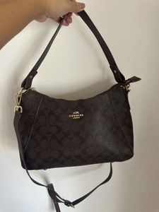 Inspired COACH signature coated canvas  bag