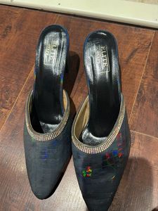 Elegant Heeled Mules