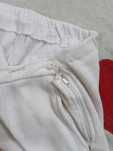 Comfortable White Casual Pants