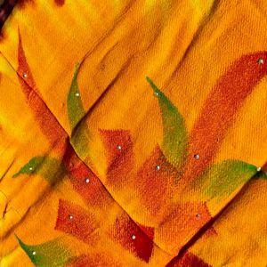 #कॉम्बो Vibrant Tie-Dye Floral Dupatta