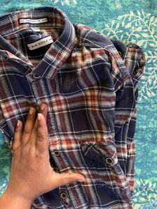 Blue Bottle Plaid Shirt