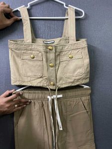 Premium Luxurious Stylish Linen Blend Cargo Set