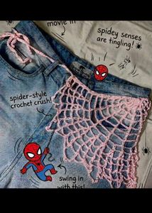 Spiderweb Crochet bandana
