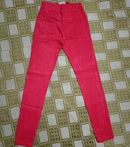 Vibrant Pink High-Waisted Pants