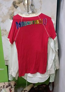Gucci Red Ringer Top