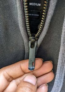 Black Vans Zip-Up Hoodie