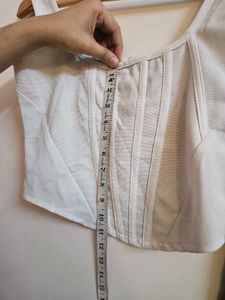 Chic Corset Top &amp; Wide Leg Pants Set