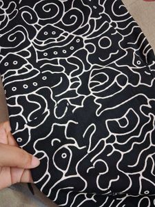bewakoof doodle printed relaxed fit A line dress