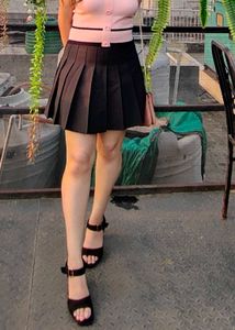 Classic Black Pleated Skirt