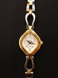 Titan Women's Watch - Elegant Two-Tone Design
