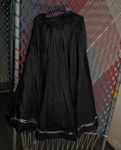 Elegant Black Ethnic Skirt