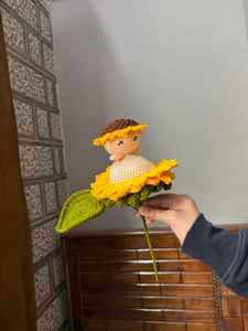 Crochet Sunflower Doll