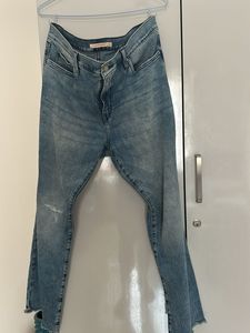 Classic Levi's Blue Denim Bootcut Jeans