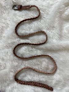 Braided Leather Belt