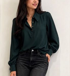 Dark Green Formal Top🥦