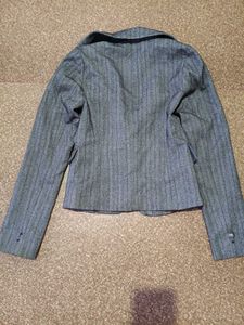 Chic Striped Women's Blazer