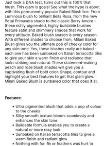 FMilani Baked Blush - 03 Berry A