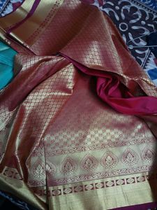 Bridal Exquisite Silk Saree with Blouse piece