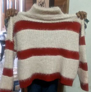 highneck woolen  sweater for women