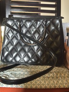 ALDO Black Quilted Crossbody Bag