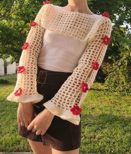 Crochet Flower Shrug