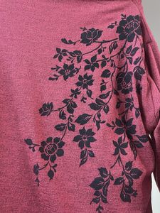 Floral Print Long Sleeve Top - S