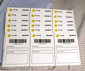 Free Up Delhivery sticky lables