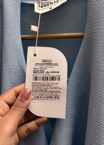 Sky Blue Dress with Matching Jacket