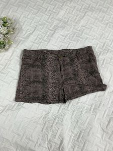 Snake Print Shorts