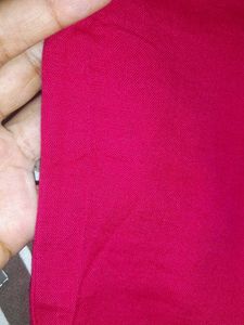 Vibrant Pink Embroidered Kurta Top