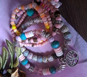 🌈Rainbow Dreams &amp;Pastel Bead Bracelets(SET-5)🌈🔥