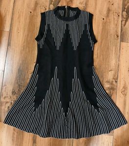 Chic Black & White Dress