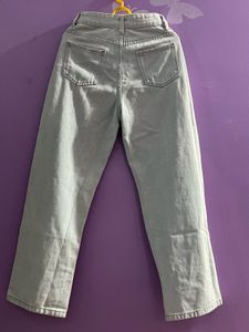 Stylish Light Wash Wide Leg Jeans